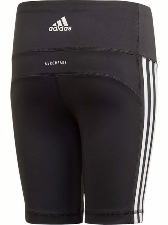 adidas Kids Legging Sports Short Black 3-Stripes