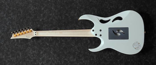 Ibanez PIA3761 Set Elektrische Gitarre Stratocaster mit HSH Tonabnehmerkonfiguration Weiß mit Tasche