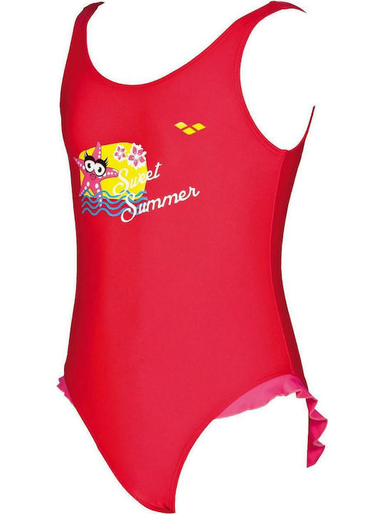 Arena Costum de baie pentru copii Întreg Roșu Arena Costum de baie pentru copii Întreg Roșu
