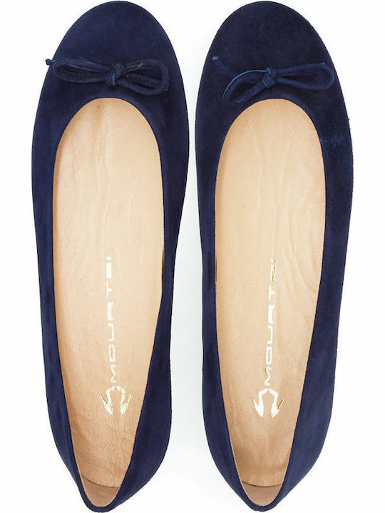 Gabor Suede Damen Ballerinas Marineblau