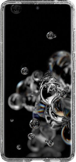 Spigen Liquid Crystal Glitter Umschlag Rückseite Silikon Transparent (Galaxy S20 Ultra)