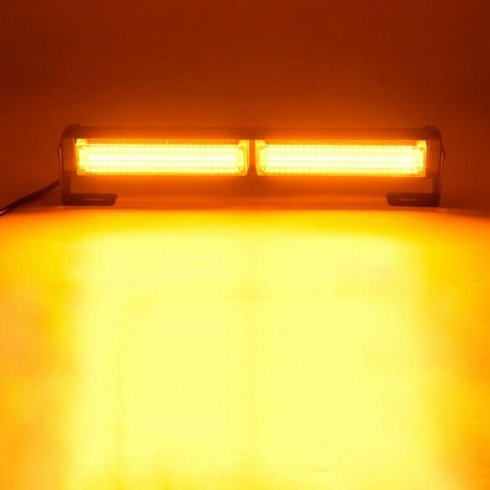 Flexzon Auto-Signalleiste LED 12 / 24V Wasserdicht 30cm mit Orange Beleuchtung