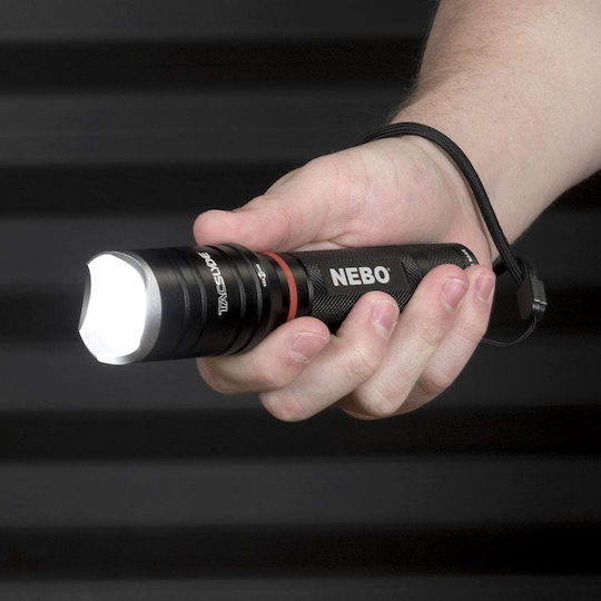 Nebo Taschenlampe LED IPX4 Doppelte Funktion mit maximaler Helligkeit 300lm Tac Slyde Schwarz