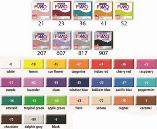 Staedtler Fimo Soft Polymeric Modelling Clay White 57gr