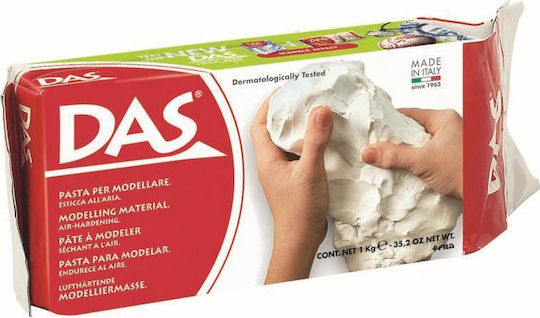 DAS Λευκός Πηλός 1000gr (Στεγνώνει με τον Αέρα)