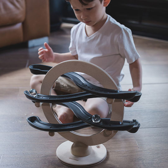 Plan Toys Wooden Marble Game Routes with Incline