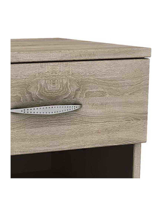 Deco 112 Wooden Sonoma Bedside Table 40x35.5x41cm