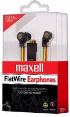 Maxell FlatWire In-ear Handsfree with 3.5mm Connector Multicolour