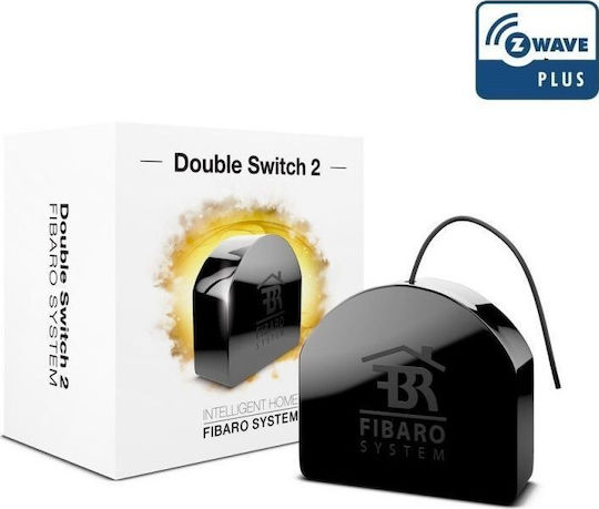 Fibaro Doppel-Schalter 2 Intelligente Schalter Wi-Fi & Z-Wave 10A Mit Neutral