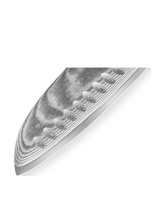 Samura Damascus Μαχαίρι Santoku από Δαμασκηνό Ατσάλι 18cm
