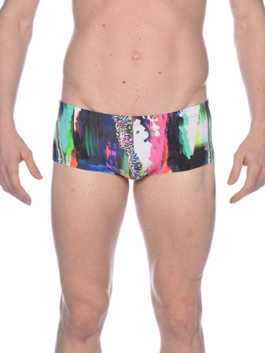 Costume De Baie Bărbați Pantaloni Scurți Multicolor Cu Model