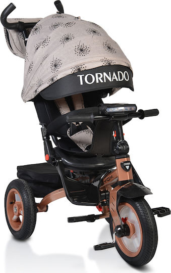 Byox Tornado Dark with Parental Handle for Age 3-6 Beige