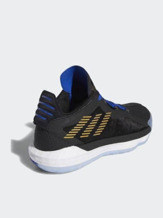 Dame 6 Χαμηλά Μπασκετικά Παπούτσια Core Black / Gold Metallic / Royal Blue