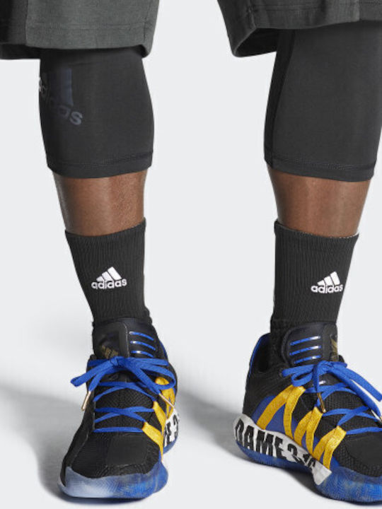 Dame 6 Χαμηλά Μπασκετικά Παπούτσια Core Black / Gold Metallic / Royal Blue