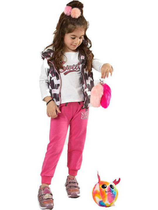 Εβίτα Kinder Set mit Hose & Jacke Winter 3Stück Mehrfarbig