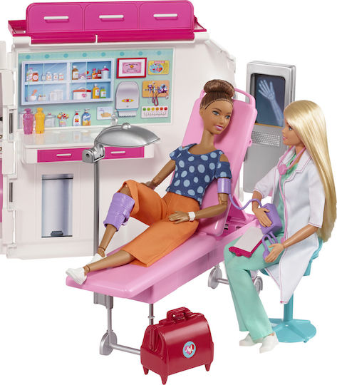 Barbie Mobile Clinic - Ambulance Doll Vehicle for 3+ years+ Years