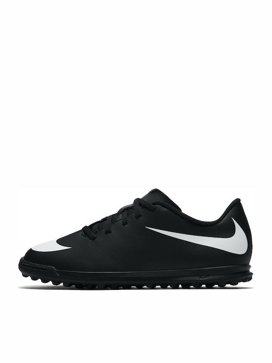 Nike Bravatax TF TF Παιδικά Ποδοσφαιρικά Παπούτσια με Σχάρα Μαύρα
