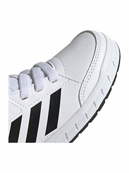 Altasport Kids Sports Shoes Basketball with Hoop & Loop Closure White