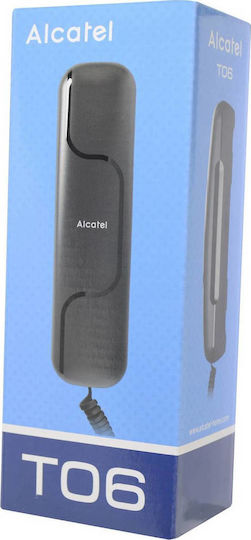 Alcatel T06 Ενσύρματο Τηλέφωνο Γόνδολα Μαύρο