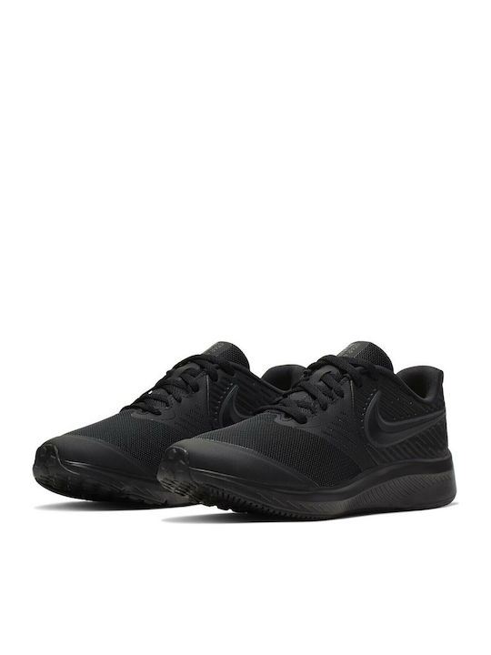 Star Runner Star Runner 2 Kids Sports Shoes Running with Laces Black