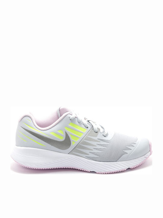 Star Runner GS Kids Sports Shoes Running with Laces White