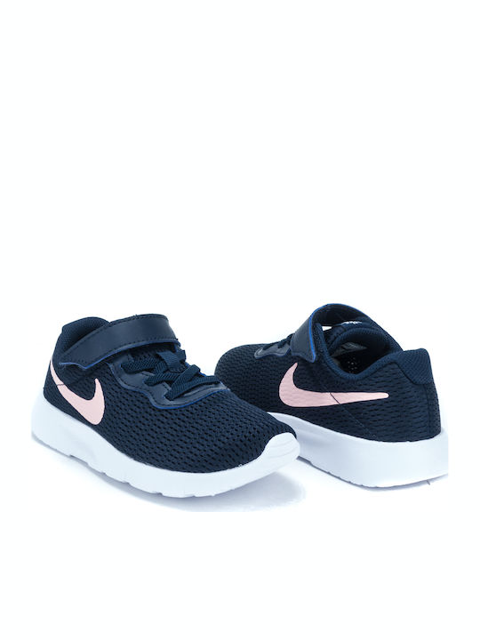 Tanjun Αθλητικά Παιδικά Παπούτσια Running με Σκρατς Navy Μπλε