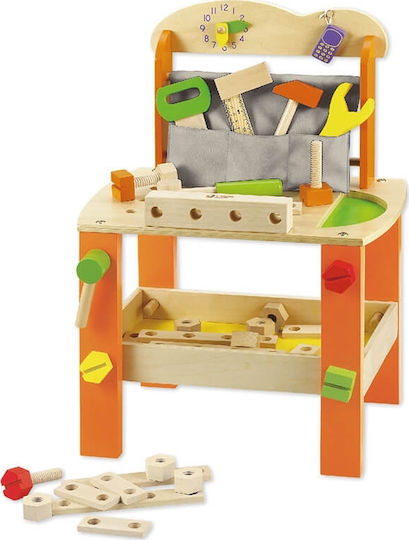 Classic World Tool Bench από Ξύλο για 3+ Ετών 37τμχ