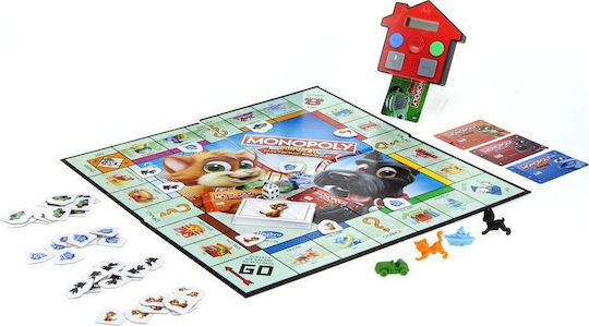 Επιτραπέζιο Παιχνίδι Monopoly Junior Electronic Banking για 2-4 Παίκτες 5+ Ετών Hasbro