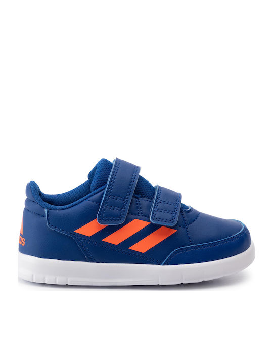 Adidas Kinder-Sneaker AltaSport CF mit Klettverschluss Collegiate Royal / Solar Orange / Cloud White