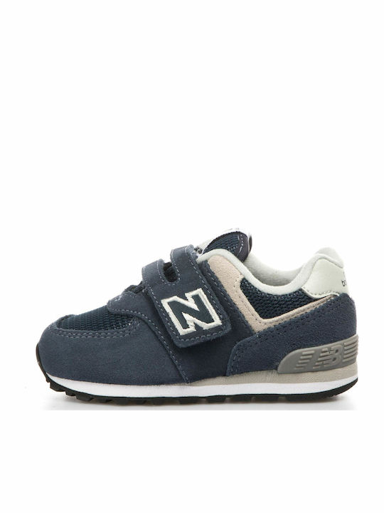 Παιδικά Sneakers με Σκρατς Navy Μπλε