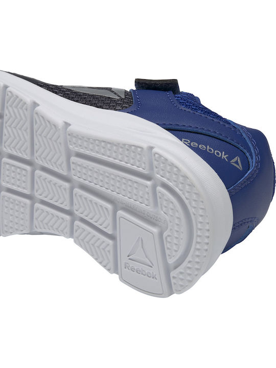 Rush Runner JR Rush Runner Kids Sports Shoes Running with Hoop & Loop Closure Navy / Blue / Silver