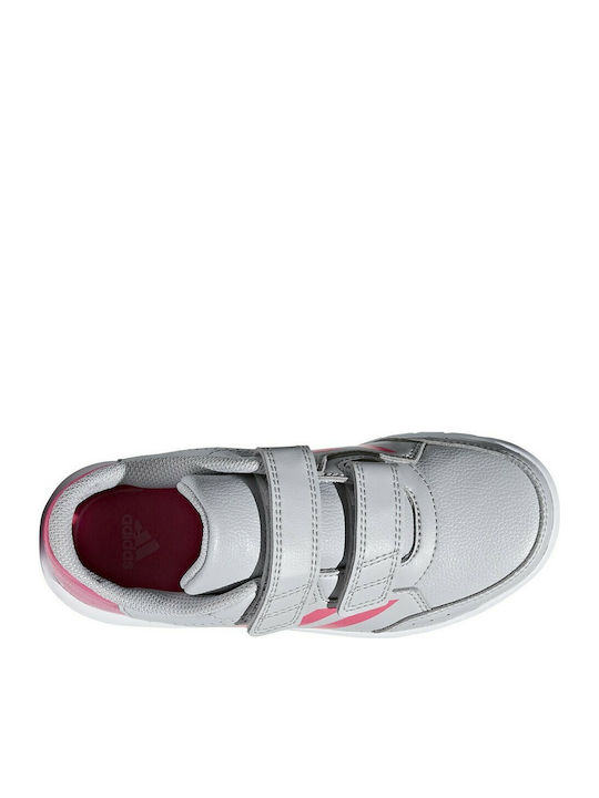 Adidas Παιδικά Sneakers AltaSport CF K με Σκρατς Grey Two / Real Pink / Cloud White