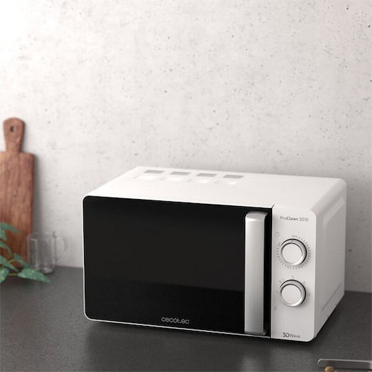 Cecotec Proclean 3010 Microwave Oven 20lt White