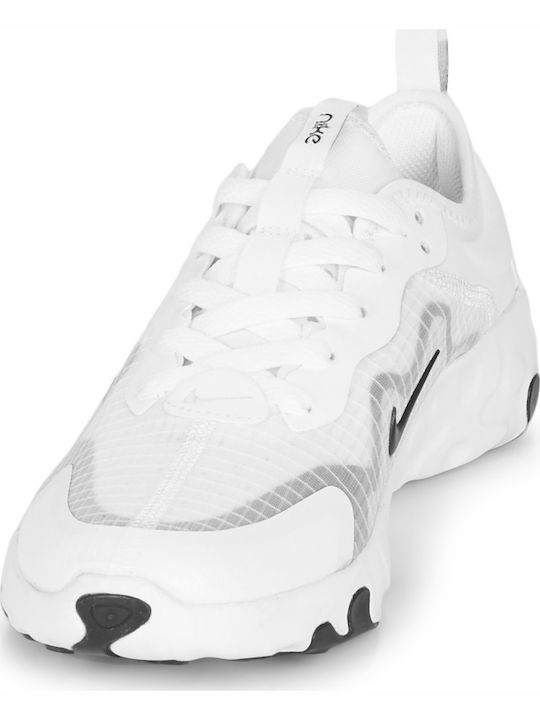 Renew Lucent GS Kids Sports Shoes Running with Laces White