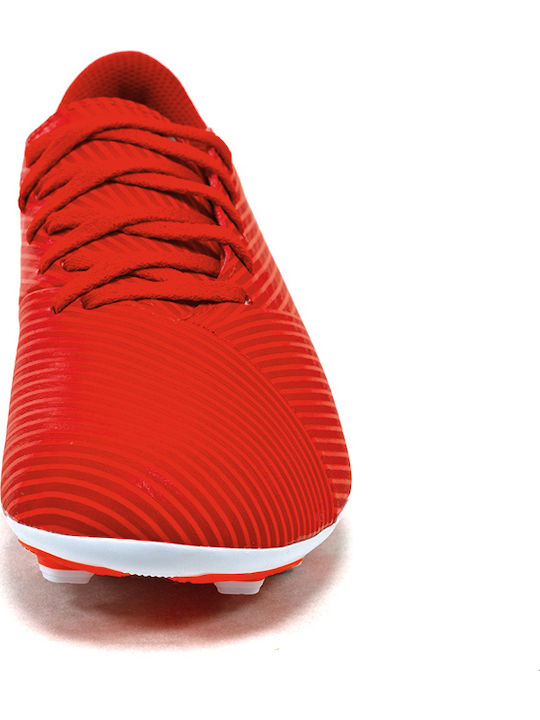 Nemeziz 19.4 FxG Kids Soccer Cleats Molded Red