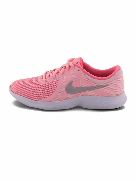 Revolution Revolution 4 GS Kids Sports Shoes Running with Laces Pink