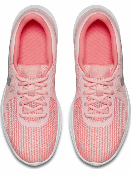 Revolution Revolution 4 GS Kids Sports Shoes Running with Laces Pink