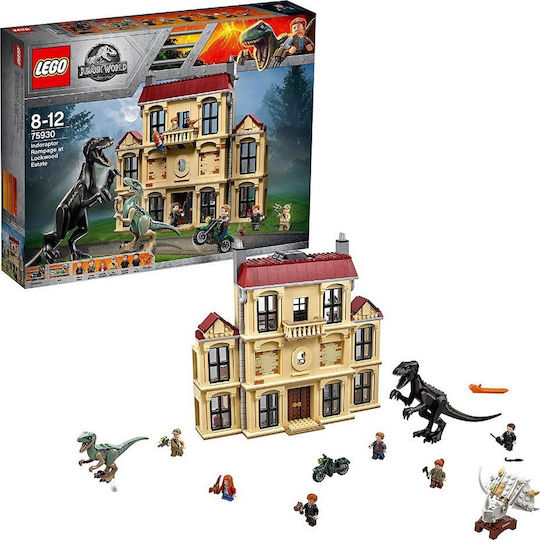 LEGO Jurassic World Indoraptor Rampage at Lockwood Estate pentru 8-12 ani Ani 1019buc