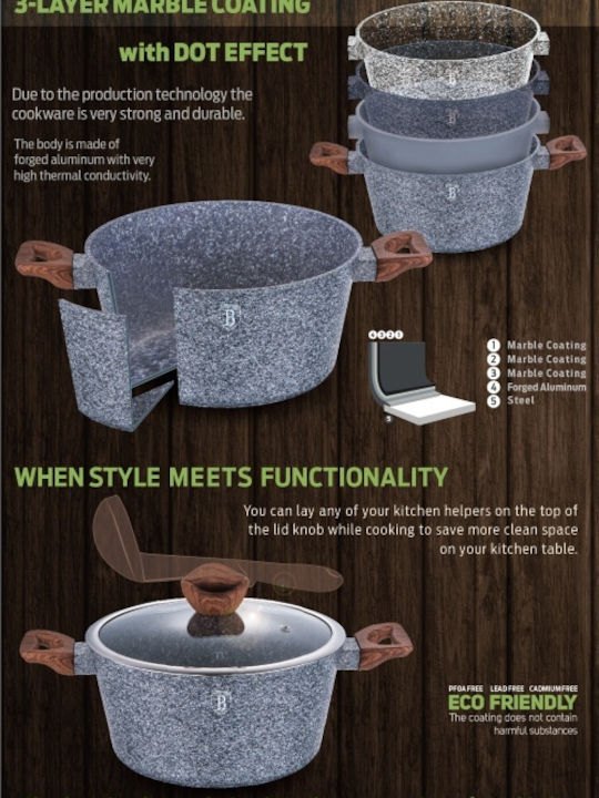 Berlinger Haus Forest Line Deep Pot made of Aluminum 6.1lt / 28cm