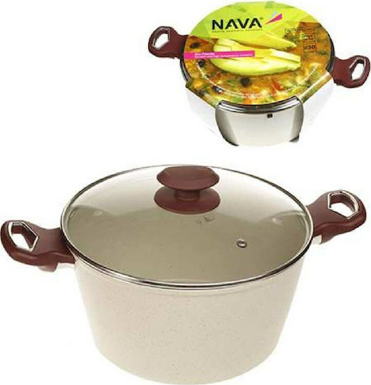 Nava Terrestrial Βαθιά Κατσαρόλα από Αλουμίνιο 6lt / 26cm Nava Terrestrial Βαθιά Κατσαρόλα από Αλουμίνιο 6lt / 26cm