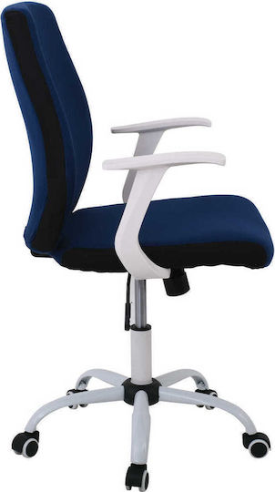 Woodwell BF3900 Office Chair with Blue Recline