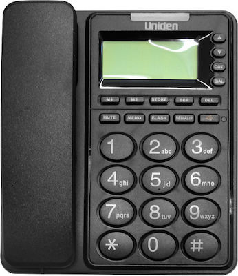 Uniden CE6409 Office Corded Phone Black