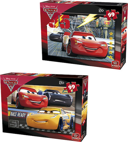 Kids Puzzle Cars for 5+ years+ Years 99pcs (Various Designs) 1pc King Puzzles
