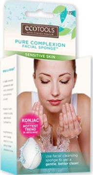 EcoTools Pure Complexion Facial Sponge Konjac sponges Cleansing Face 1pcs