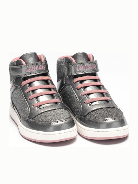 Lelli Kelly Kids Sneakers High LK6828 Gray LK6828-FR02