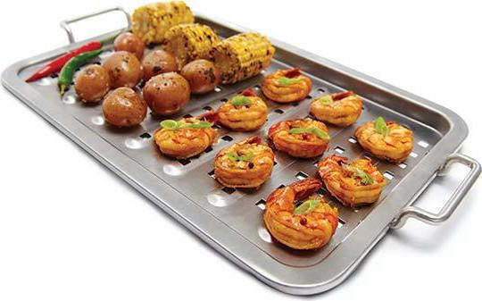 Broil King Grill Cooking Utensil Baking Pan Stainless Steel