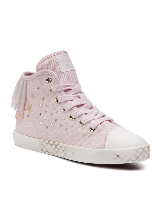 Geox Kids Sneakers High Ciak Anatomic Pink