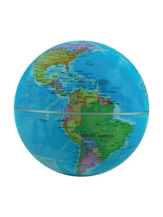 Illuminated World Globe with Diameter 14cm