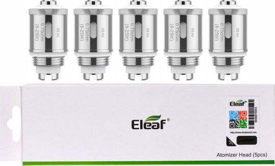 Eleaf Gs Air Αντιστάση Ηλεκτρονικών Τσιγάρων 0.75ohm (RDL) 5τμχ