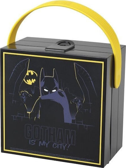 Room Copenhagen Пластмасово детско контейнерче за храна Batman Черен x x 9.7cm